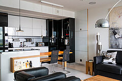 Küchen-Referenz "Hochglanzküche in Hamburg HafenCity" moderne Gestaltung Küchenplanung | Möbeltischlerei woodendesign in Hamburg