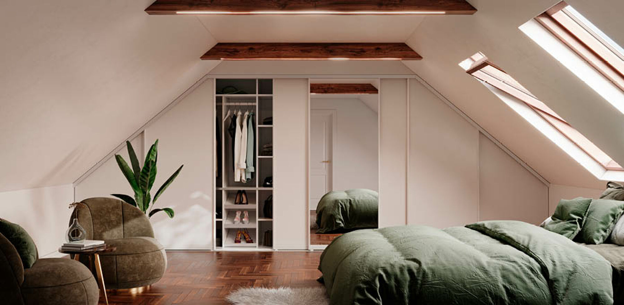 Aktuelles – Trends – News im Februar 2024 | Möbel für Zimmer mit Dachschrägen | Möbeltischlerei woodendesign | Tischler Möbeltischler Möbelmanufaktur Hamburg