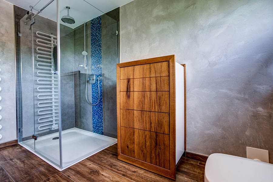 Badezimmermöbel aus Altholz Holzwaschtisch Badezimmerschrank Möbeltischlerei woodendesign Möbeltischler Möbelmanufaktur Hamburg