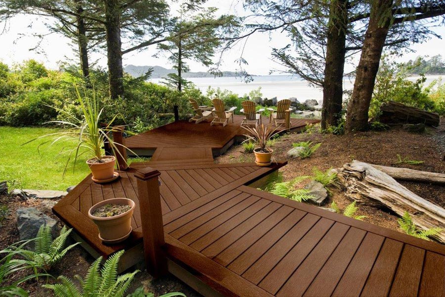 Terrasse aus Holz Massivholz Holzterrasse Holzsteg Zuwegung Tischlerei Möbeltischler Möbelmanufaktur Hamburg woodendesign