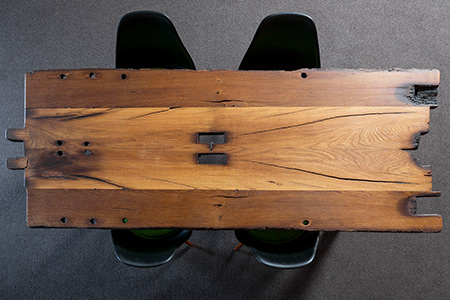 Tischplatte Esstisch Holztische aus Altholz Massivholz Stammholz Möbeltischler Möbelmanufaktur Hamburg woodendesign