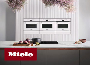 Küchengeräte der Marke Miele bei woodendesign