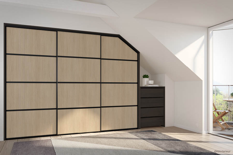 Aktuelles – Trends – News im Februar 2024 | Einbauschrank mit Schiebetüren und Schräge, Möbel für Zimmer mit Dachschrägen | Möbeltischlerei woodendesign | Tischler Möbeltischler Möbelmanufaktur Hamburg