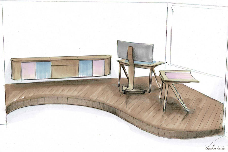 Büromöbel für Arbeitszimmer & Homeoffice - ganzheitliche Planung Ihres Arbeitsplatzes - Möbeltischlerei woodendesign feine Möbel aus Hamburg