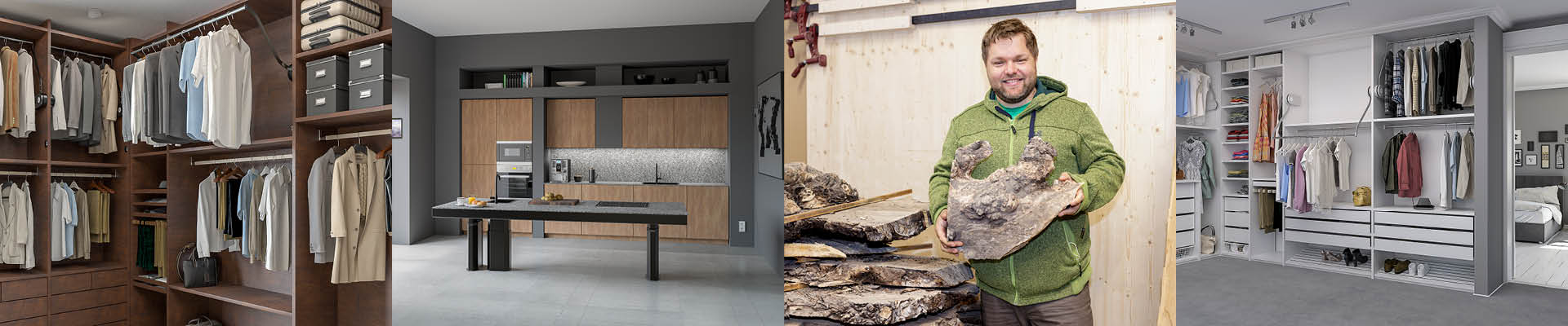 Maßgefertigter Einbauschrank mit Garderobenlift – barrierefreie Schranklösung für bessere Erreichbarkeit, woodendesign Hamburg