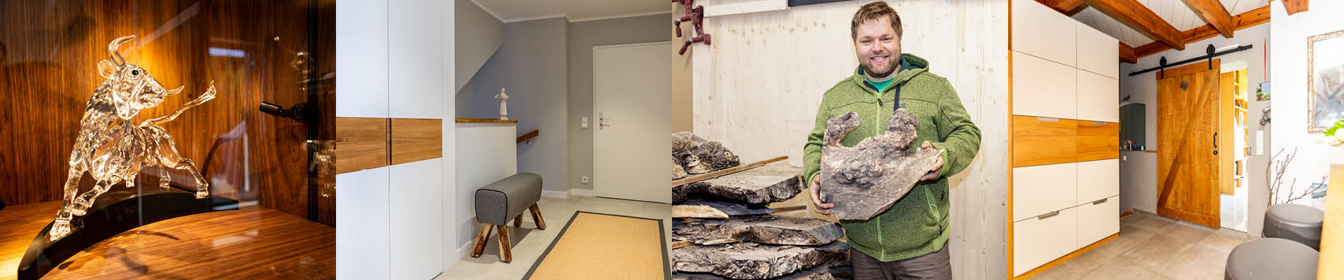 Einbauschrank aus Echtholz für jeden Lebensbereich | Einbauschrank / Einbauschränke von der Möbeltischlerei woodendesign in Hamburg