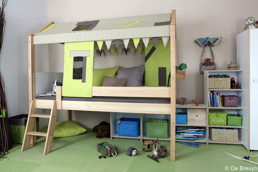 Kinderbett / Spielbett als Burg & Schloss aus Holz - Ihre Möbeltischlerei in Hamburg für Wohnmöbel im Kinderzimmer - woodendesign feine Möbel