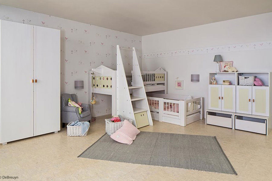 Spielzimmer mit Hochbett für Mädchen / Prinzessinnen aus Holz - Ihre Möbeltischlerei in Hamburg für Wohnmöbel im Kinderzimmer - woodendesign feine Möbel