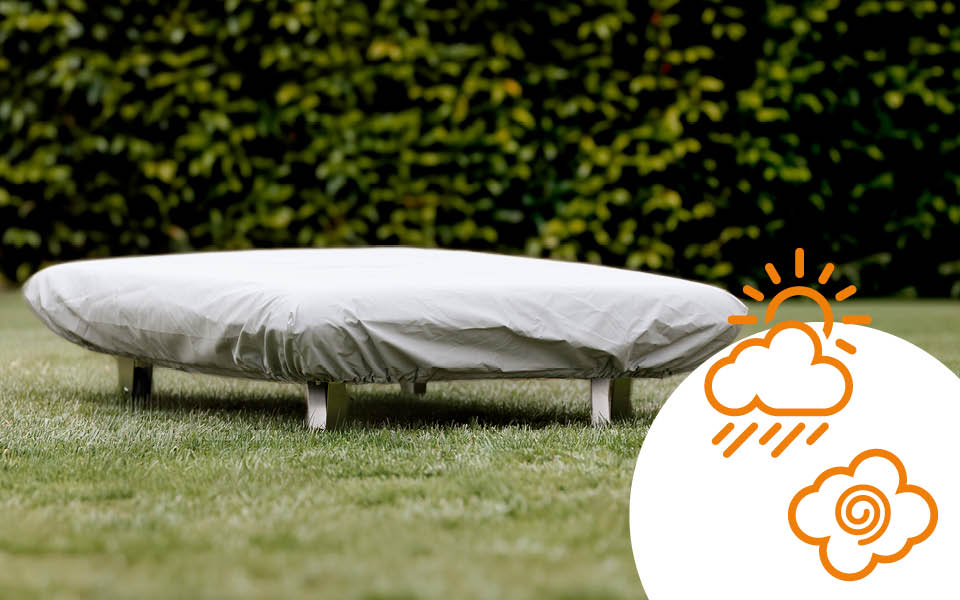 Zubehör: Wetterschutzhülle für JOKA Butterfly – Abdeckung für Design-Sonnenliege / Outdoorliege – Schutz in Übergangszeit und Standzeiten